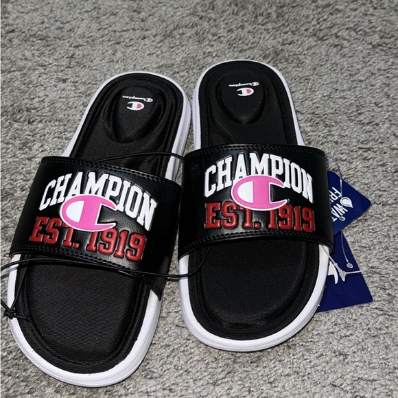 Womens Champion Slides Size 6 - New - Picture 1 of 3